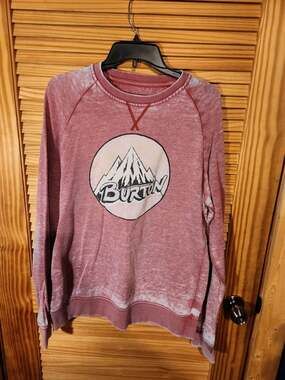 Vintage Burton Durable Goods Retro Mountain Crewneck Sweatshirt - Size M